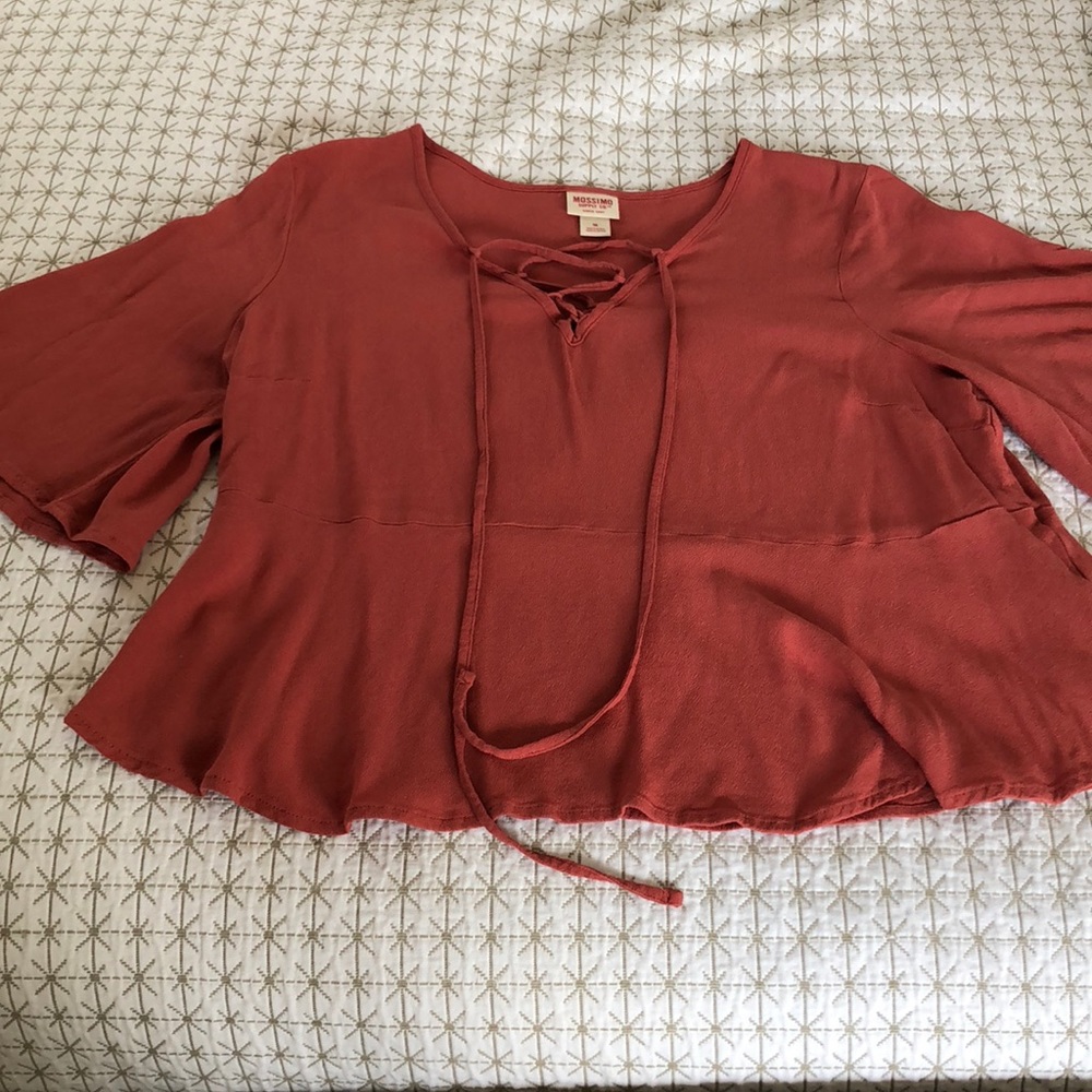 Mauve peplum blouse!